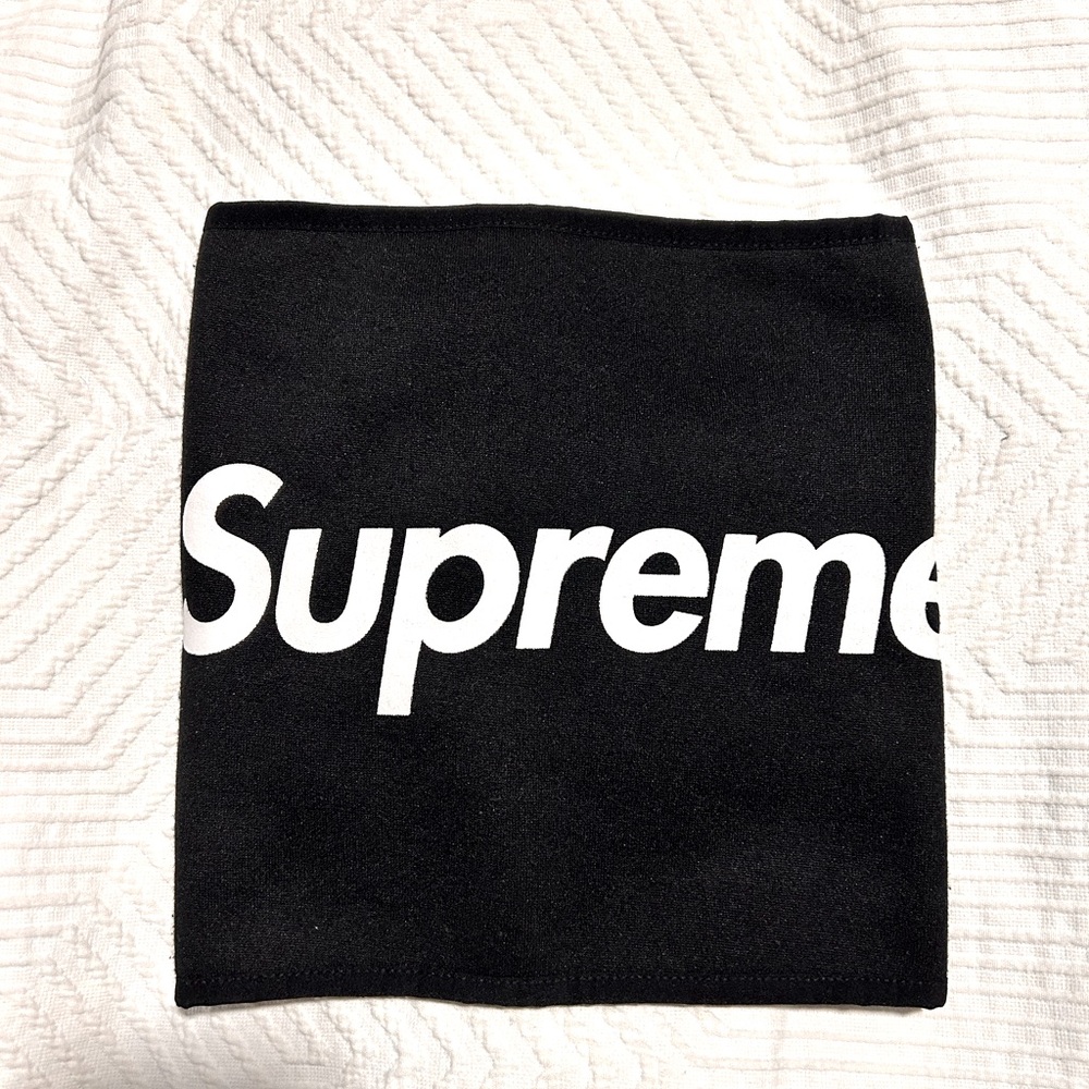 Supreme fleece neck gaiter (Rare item from FW 2015 season)